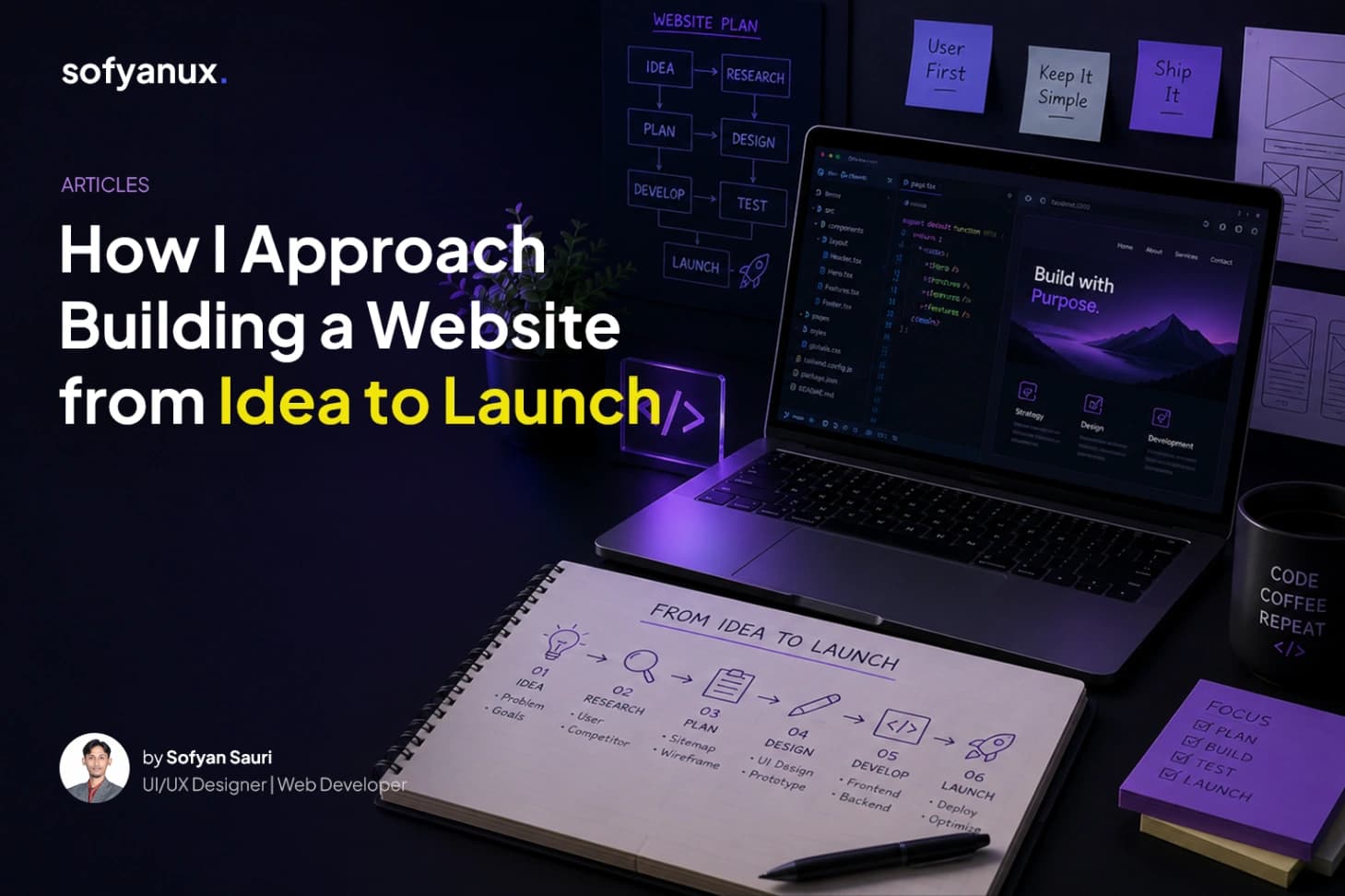 How I Approach Building a Website from Idea to Launch